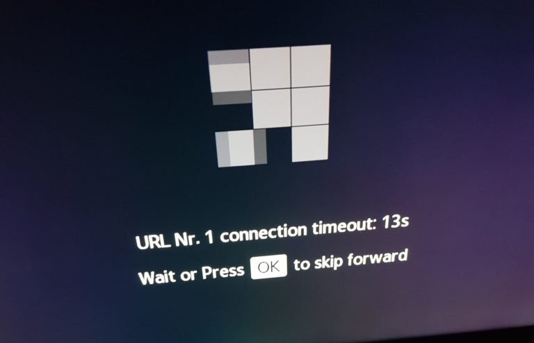 Délai d'expiration de la connexion à l'URL n° 1